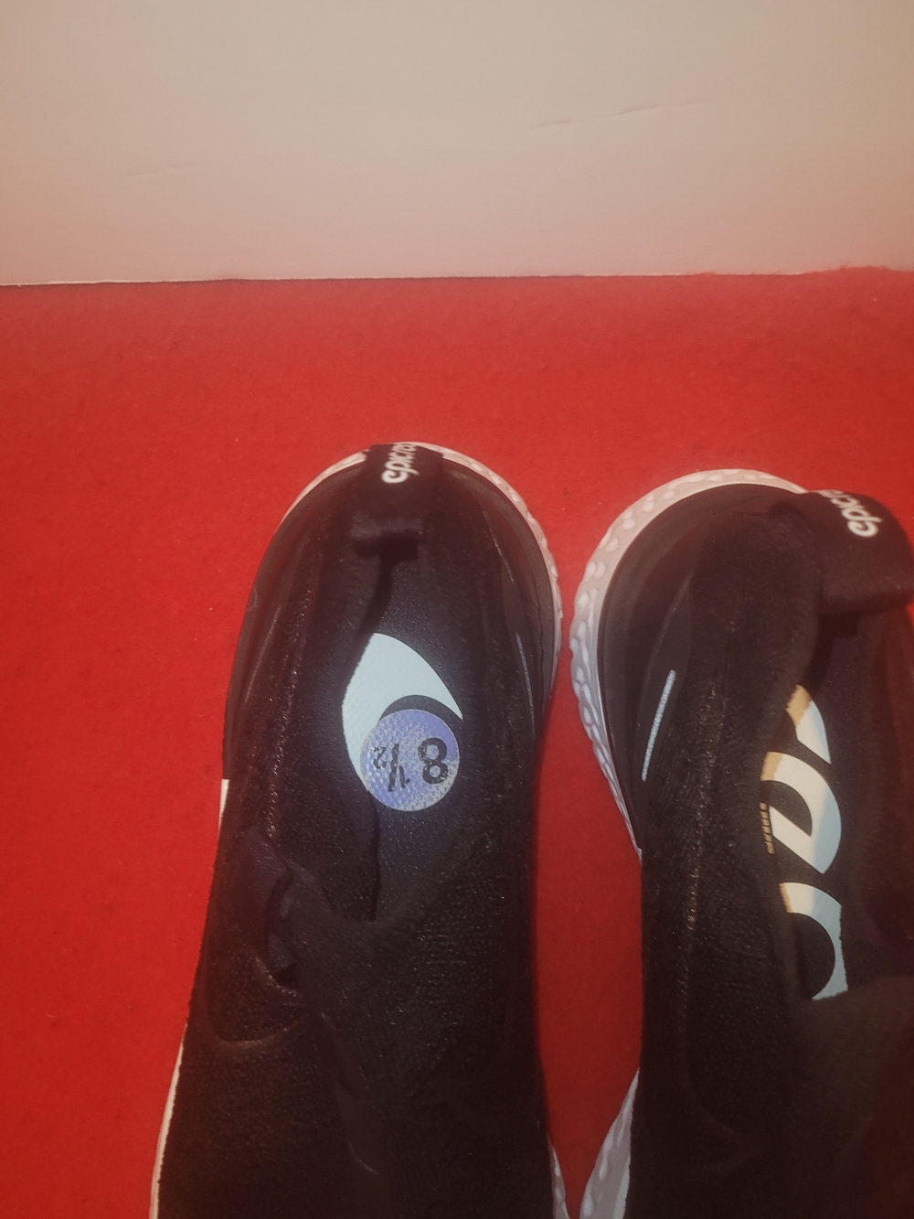 Nike Black Slip-On Running Shoes with White Sole - Picture 6 of 6
